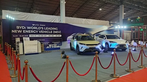 Sài Gòn Light Event cung cấp thiết bị gian hàng BYD Oway tại Vietbuild 2025 chuyên nghiệp.