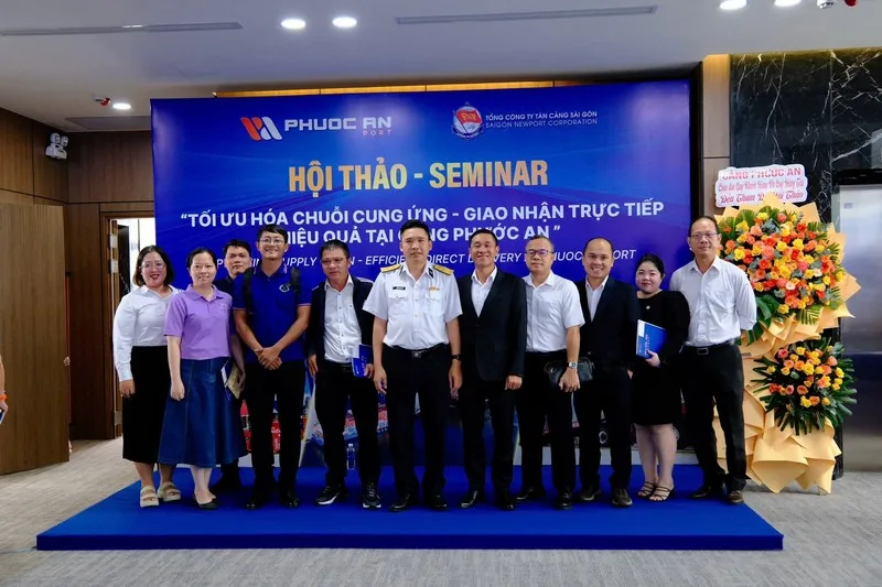 Hội thảo tối ưu hóa chuỗi cung ứng và giao nhận trực tiếp hiệu quả tại Cảng Phước An.