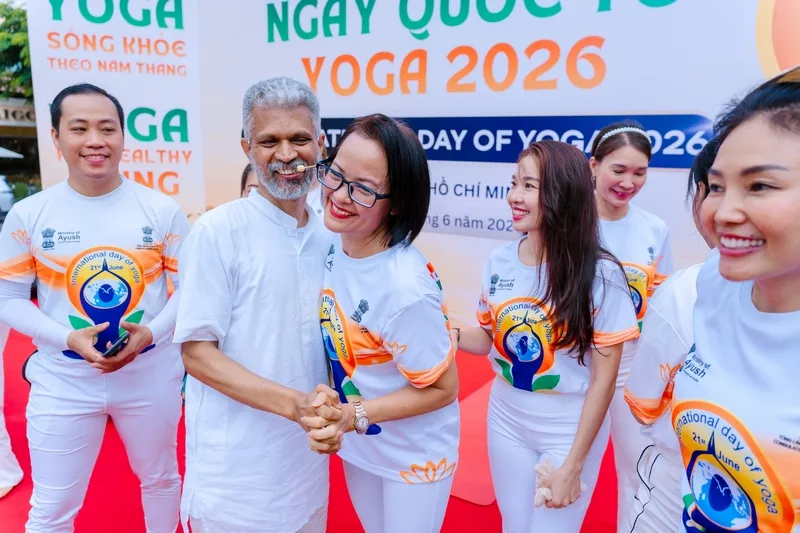Ngày Quốc tế Yoga 2026 góp phần thúc đẩy giao lưu văn hóa Việt Nam – Ấn Độ tại TP.HCM.
