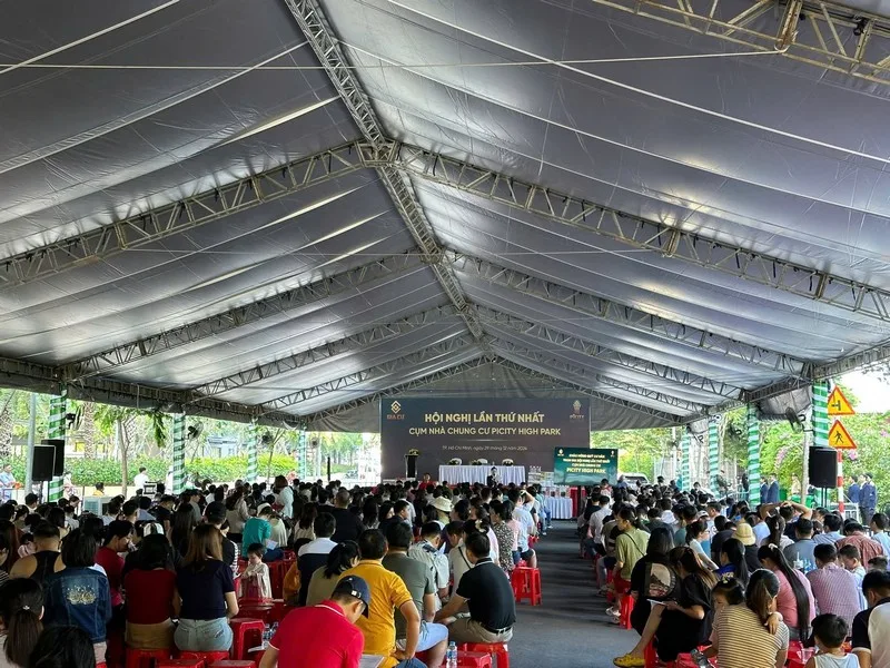 Toàn cảnh Hội nghị lần thứ nhất Cụm nhà chung cư Picity High Park năm 2024.