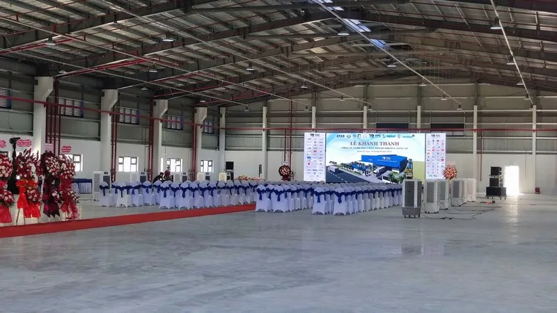 Toàn cảnh setup Lễ khánh thành Nhà máy Thành Phương