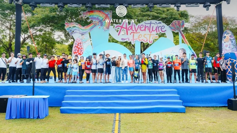 Hệ thống âm thanh ánh sáng ngoài trời do Sài Gòn Light Event triển khai cho sự kiện Adventure Fest được Báo Dân trí nhắc đến.