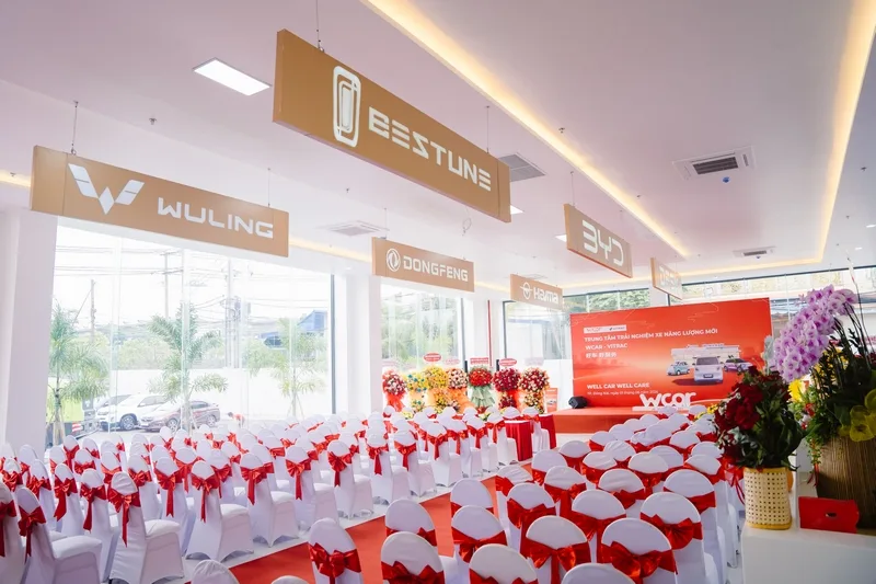 Không gian sự kiện doanh nghiệp được Sài Gòn Light Event triển khai chuyên nghiệp, đồng bộ từ sân khấu đến khu vực khách mời.
