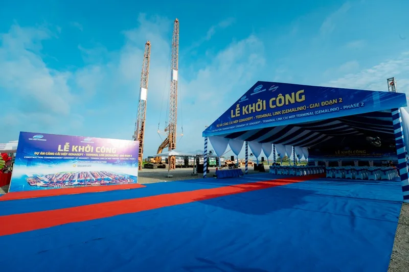 Tổ chức lễ khởi công tại Cái Mép cần kinh nghiệm thực tế về mặt bằng, thiết bị, âm thanh ánh sáng và vận hành chương trình.
