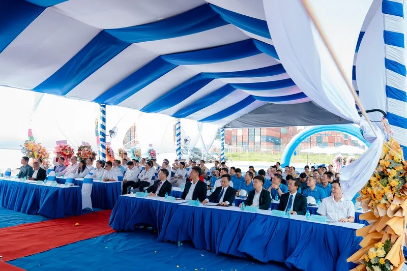 Không gian đại biểu Lễ khởi công Cảng Gemalink