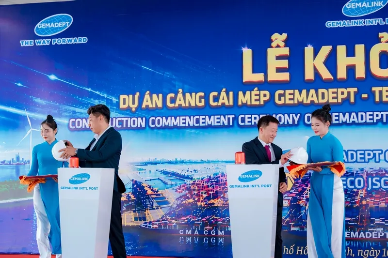 Nghi thức khởi công Cảng Cái Mép Gemadept là điểm nhấn chính trong chương trình do Sài Gòn Light Event đồng hành tổ chức.