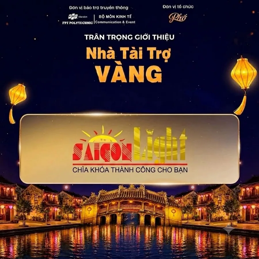 Sài Gòn Light Event đồng hành cùng chương trình Làng Đèn Ký Ức. Sài Gòn Light Event đồng hành cùng chương trình Làng Đèn Ký Ức trong vai trò nhà tài trợ âm thanh ánh sáng.